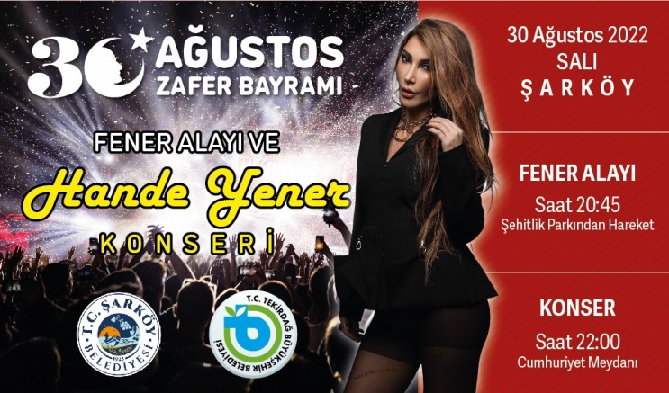 Zafer'in 100. Yılı Hande Yener Konseri İle Kutlanacak 